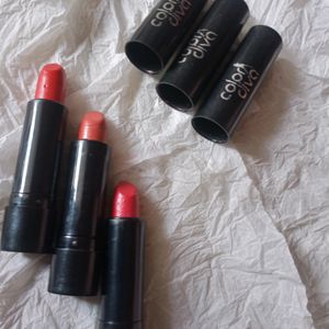 3 lipstick Combo Pink Red And Nude