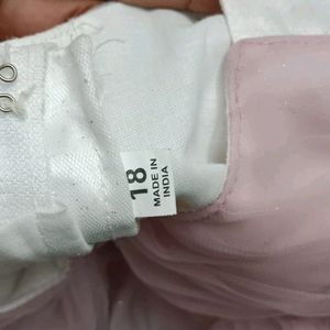 Girl Baby Dress With Sandle Combo