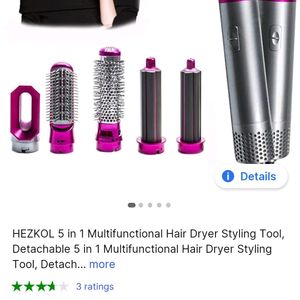 HEZKOL 5 in 1 Multifunctional Hair Dryer Styling T