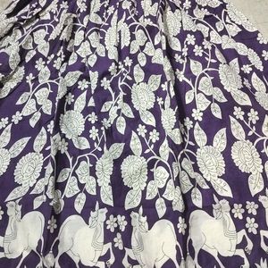 🍇Pichwai Print Frill Kurti