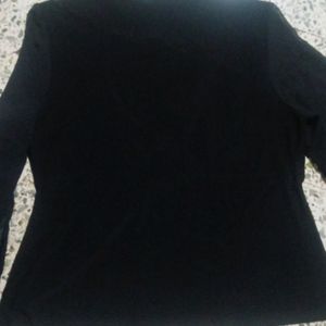 Black Classy Party Wear Top