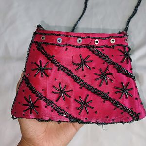 Embroidered Sling Bag For Girls/Kids