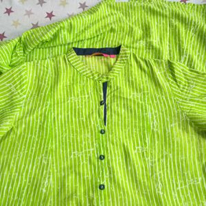 Lovely Greenish Kurti ......