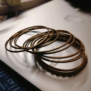 Golden Metal Bangles