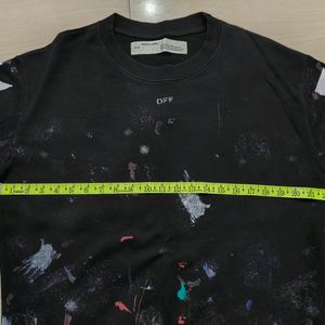 OFF-WHITE Galaxy Brushed Print Sweatshirt 'Black'