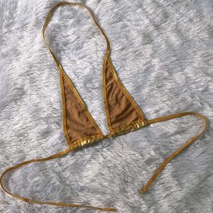 Sparkly Golden Intimate Bikini Set 👙