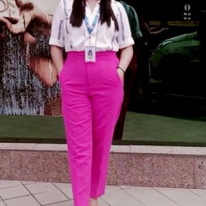 Zara Fushia Trouser