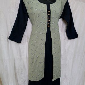 Navy Blue Kurta