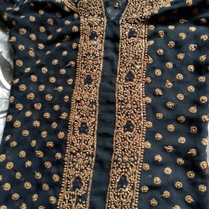 Black Heavy Kurta