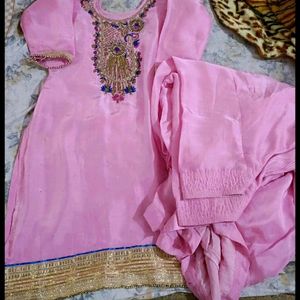 Punjabi Salwara Suit Pink💗💗