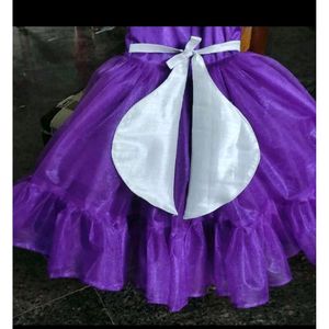 Purple Baby Girl First Birthday Dress