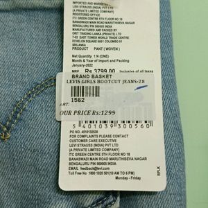 Levi's brand new jeans bootcut