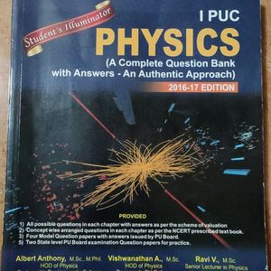 Physics For I PUC