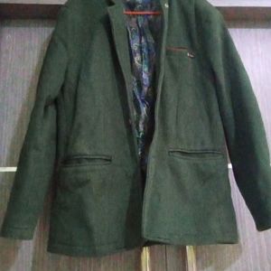 Men Dark Green Jacket