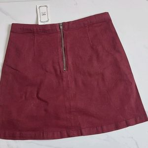 Maroon Skirt