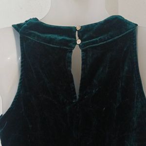 VELVET BOXY TOP