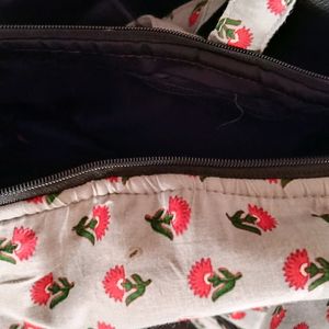 MultiZip Diaper Bag With Multiple Sections