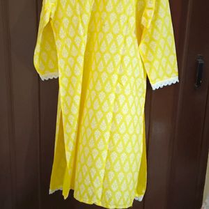 Yellow Embroidered Suit Set