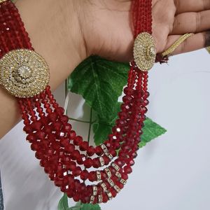 Beautiful Bridal Necklace With Earrings