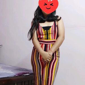 Striped Line Jumpsuit