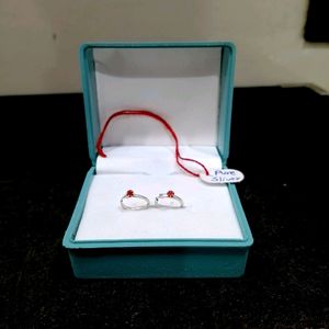 Color Bali Pure Silver Earrings (Pairs)