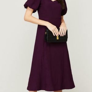 Code By Lifestyle Purple Midi Dress