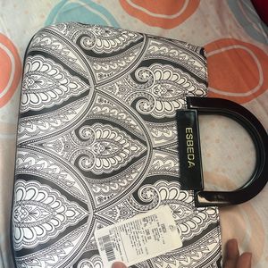 New Esbeda Hand Purse Black Amd White