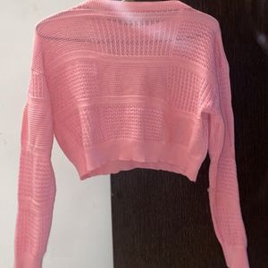 Pink Knitted Top