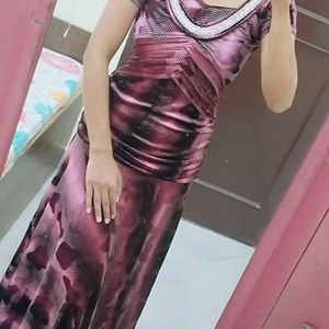 Velvet Bodycon Mermaid Style Long Dress