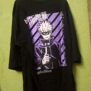 Gojo Satoru/Jujutsu Kaisen Anime Black Tshirt