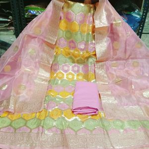 Organza Banarasi Suit