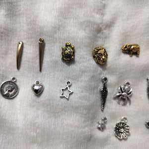 5 Gold & Silver Mix Charms (Random) No Choice