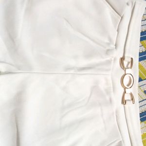 White Trouser Free Size