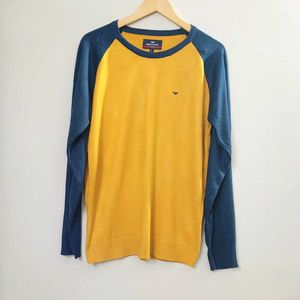 Red Tape Solid Mustard Blue  Pullover