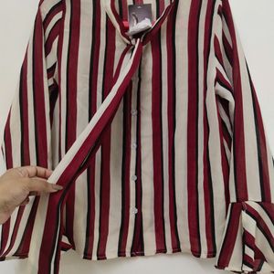 Women Stripes Shirt - 40 Bust