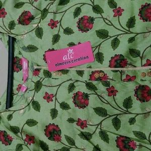 Floral Leafy Printed Kurti