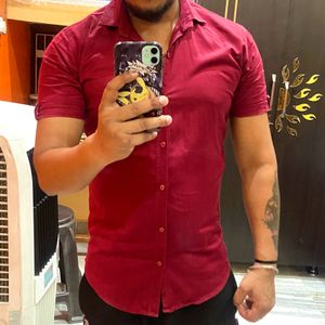 Maroon Shirt