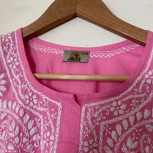 Chikankari Short Kurti