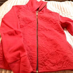 Lovely Warm Fleece High Neck Jacket