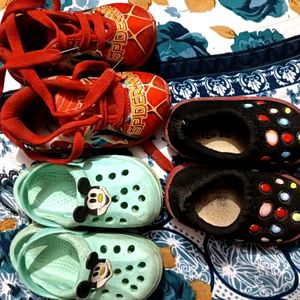 Kide Footwear Pack Of -3