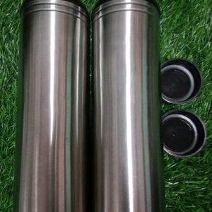 Steel Bottles Pack Of 2