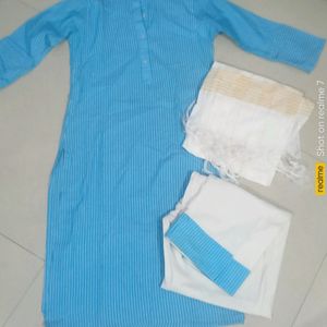 Kurta Set (Kurta + Palazzo + Dupatta)