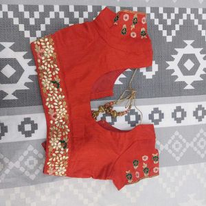 Ethnic Red Blouse