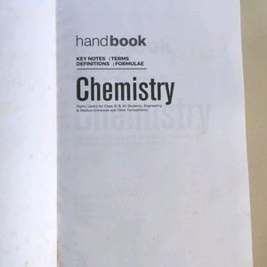 Arihant Chemistry Handbook For 11th, 12th And JEE