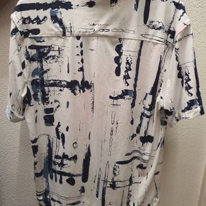 Printed Nylon Half Shirt (Men)