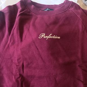 Maroon Sweatshirt For Women & Girls