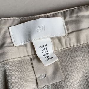 H&M Silver Coated Trouser