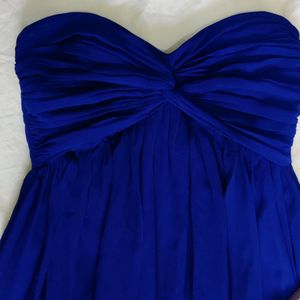 Pretty Blue Tube Gown