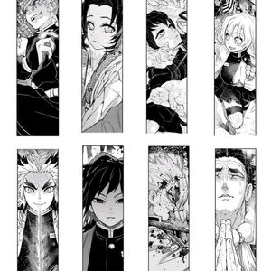 Customisable Anime Bookmarks (Set Of 4)