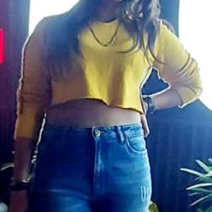 Yellow Crop Top